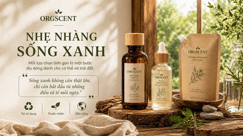 Nhẹ nhàng - sống xanh cùng orgscent