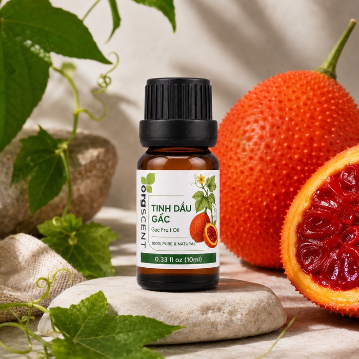 Ảnh minh họa: Sản phẩm tinh dầu gấc 10ml của Orgscent