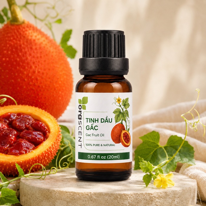 Ảnh minh họa: Sản phẩm tinh dầu gấc 20ml của Orgscent