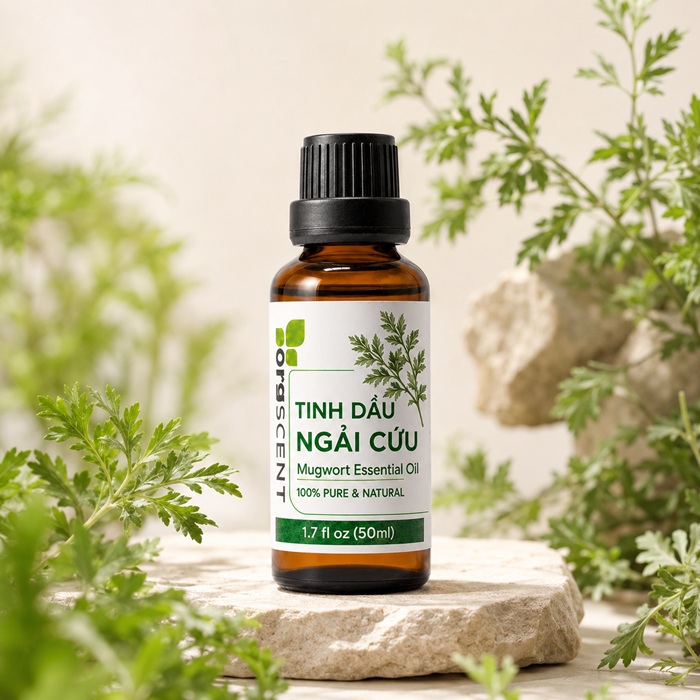 Ảnh minh họa: Sản phẩm tinh dầu ngải cứu 50ml của Orgscent