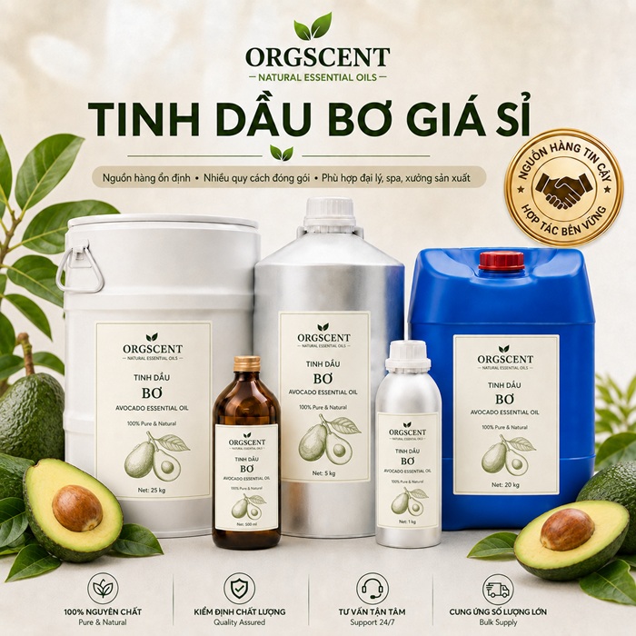 Ảnh minh họa: Sản Phẩm Tinh Dầu Bơ Giá Sỉ & Bán Buôn Số Lượng Lớn (Lít, Kg, Can, Phuy)