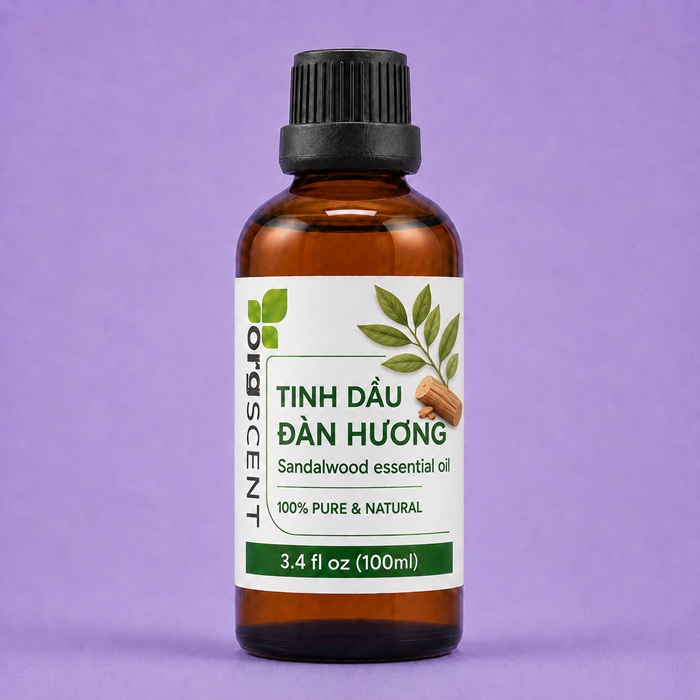 Tinh dầu đàn hương 100ml 4 Tinh dầu đàn hương orgscent 100ml chính hãng