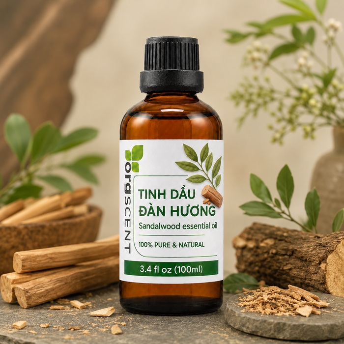 Ảnh minh họa: Sản phẩm tinh dầu đàn hương 100ml của Orgscent
