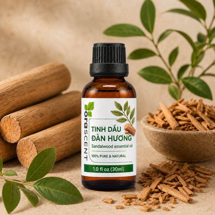 Ảnh minh họa: Sản phẩm tinh dầu đàn hương 30ml của Orgscent