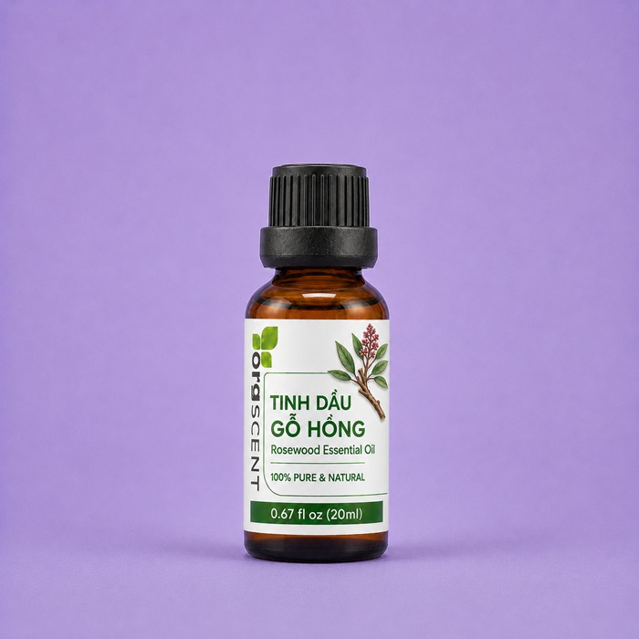 Tinh dầu gỗ hồng 20ml 4 Tinh dầu gỗ hồng orgscent 20ml chính hãng
