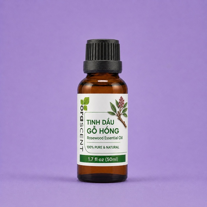 Tinh dầu gỗ hồng 50ml 4 Tinh dầu gỗ hồng orgscent 50ml chính hãng