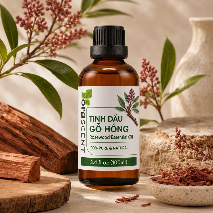 Ảnh minh họa: Sản phẩm tinh dầu gỗ hồng 100ml của Orgscent
