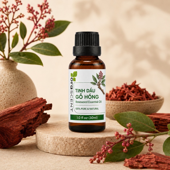 Ảnh minh họa: Sản phẩm tinh dầu gỗ hồng 30ml của Orgscent