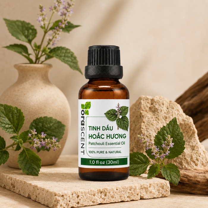 Ảnh minh họa: Sản phẩm tinh dầu hoắc hương 30ml của Orgscent