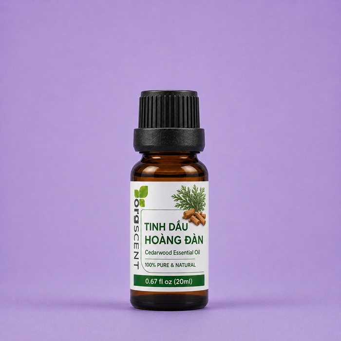 Tinh dầu hoàng đàn 20ml 4 Tinh dầu hoàng đàn orgscent 20ml chính hãng