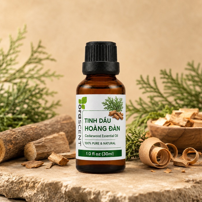 Ảnh minh họa: Sản phẩm tinh dầu hoàng đàn 30ml của Orgscent