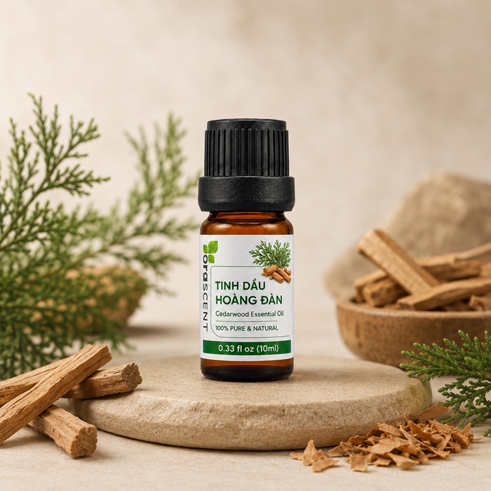 Ảnh minh họa: Sản phẩm tinh dầu hoàng đàn 10ml của Orgscent