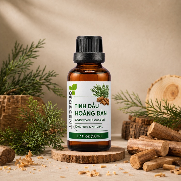 Ảnh minh họa: Sản phẩm tinh dầu hoàng đàn 50ml của Orgscent
