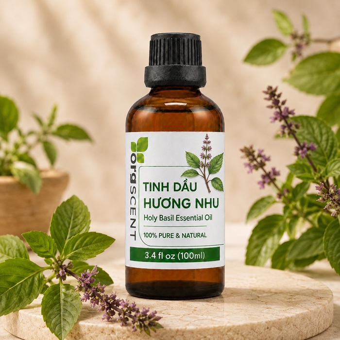 Ảnh minh họa: Sản phẩm tinh dầu hương nhu 100ml của Orgscent