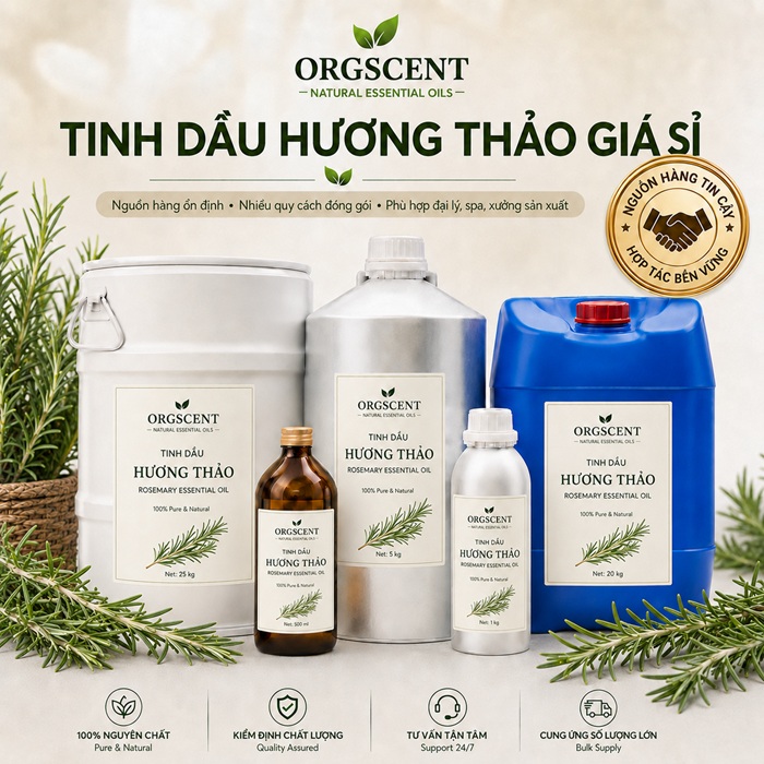 Ảnh minh họa: Sản Phẩm Tinh Dầu Hương Thảo Giá Sỉ & Bán Buôn Số Lượng Lớn (Lít, Kg, Can, Phuy)