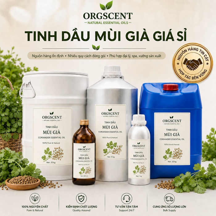 Ảnh minh họa: Sản Phẩm Tinh Dầu Mùi Già Giá Sỉ & Bán Buôn Số Lượng Lớn (Lít, Kg, Can, Phuy)