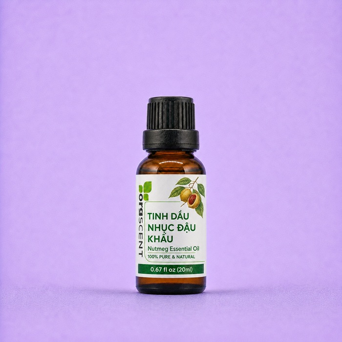 Tinh dầu nhục đậu khấu 20ml 4 Tinh dầu nhục đậu khấu orgscent 20ml chính hãng