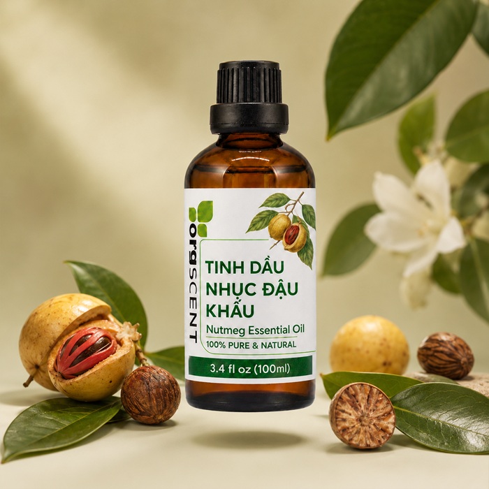 Ảnh minh họa: Sản phẩm tinh dầu nhục đậu khấu 100ml của Orgscent