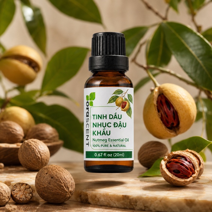 Ảnh minh họa: Sản phẩm tinh dầu nhục đậu khấu 20ml của Orgscent