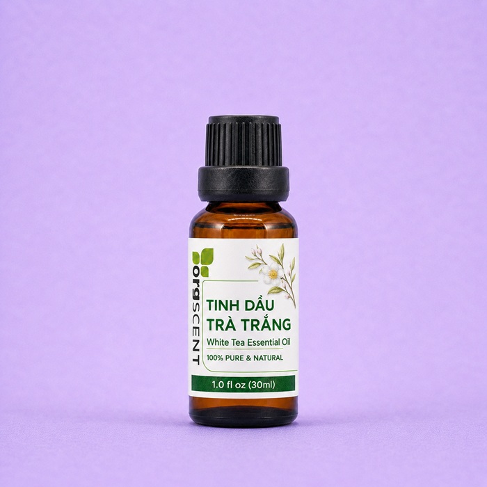 Tinh dầu trà trắng 30ml 4 Tinh dầu trà trắng orgscent 30ml chính hãng
