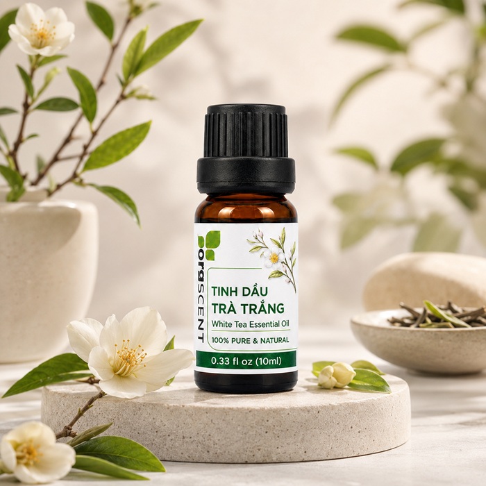 Ảnh minh họa: Sản phẩm tinh dầu trà trắng 10ml của Orgscent