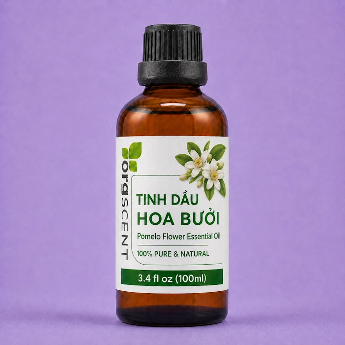Tinh dầu hoa bưởi 100ml 4 Tinh dầu hoa bưởi orgscent 100ml chính hãng