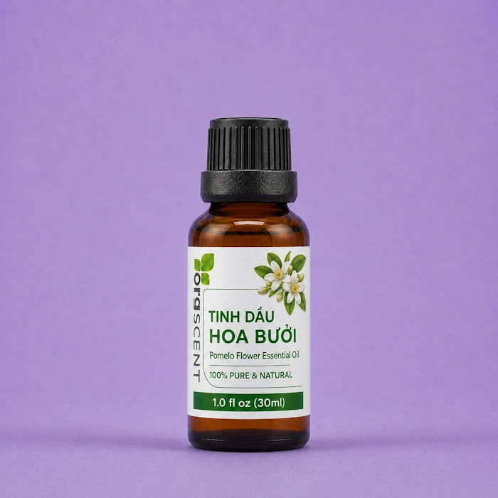 Tinh dầu hoa bưởi 30ml 4 Tinh dầu hoa bưởi orgscent 30ml chính hãng