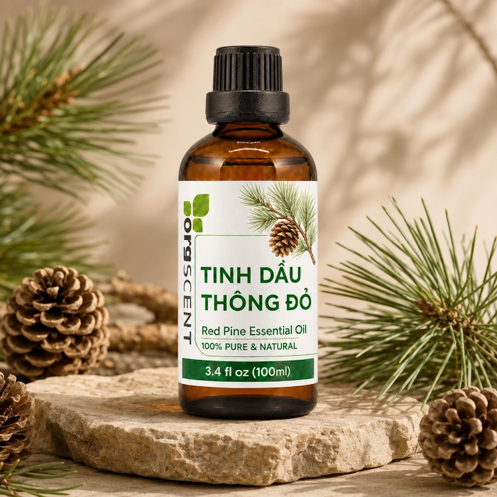Ảnh minh họa: Sản phẩm Tinh dầu thông đỏ 100ml của Orgscent