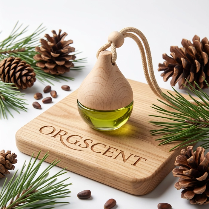 Ảnh minh họa: Sản phẩm Tinh dầu thông treo xe ô tô cao cấp hình giọt nước 9ml của Orgscent