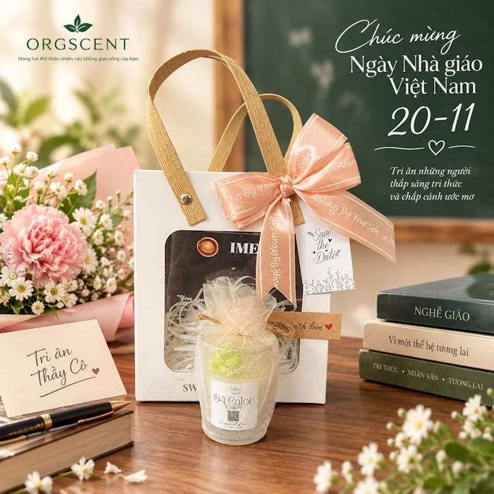 Quà Tặng Thầy Cô 20/11 – Gói Ghém Hương Thơm, Gửi Trao Tri Ân